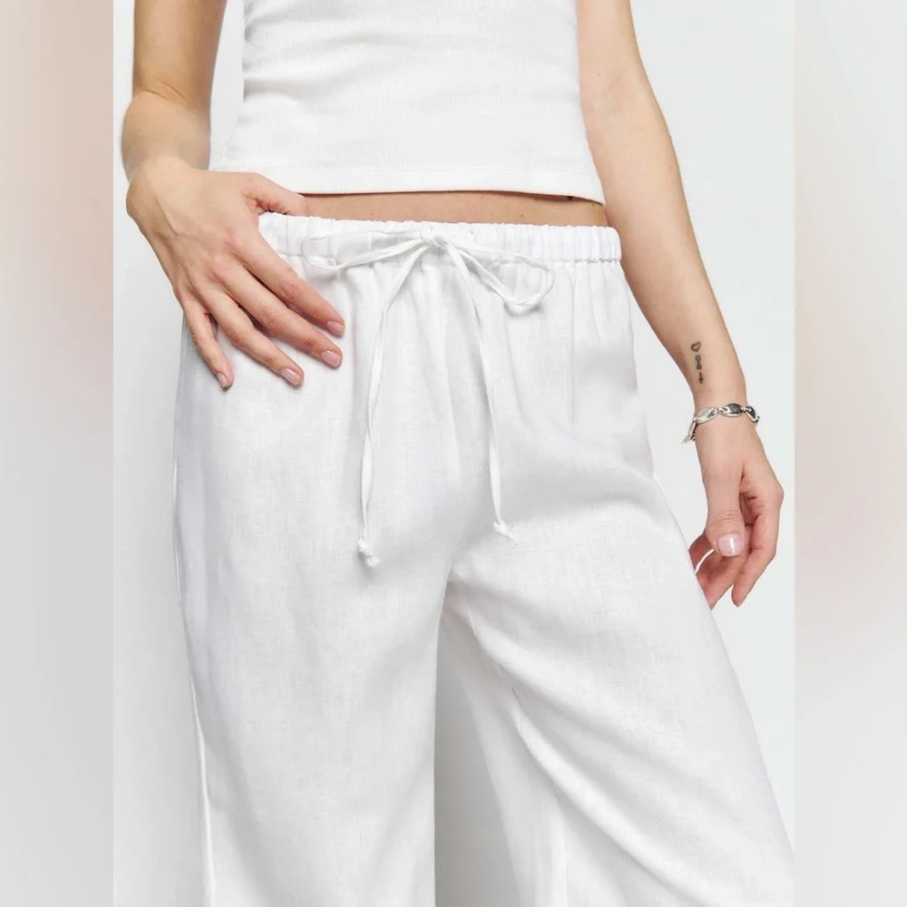 Reformation Olina linen pants - size m